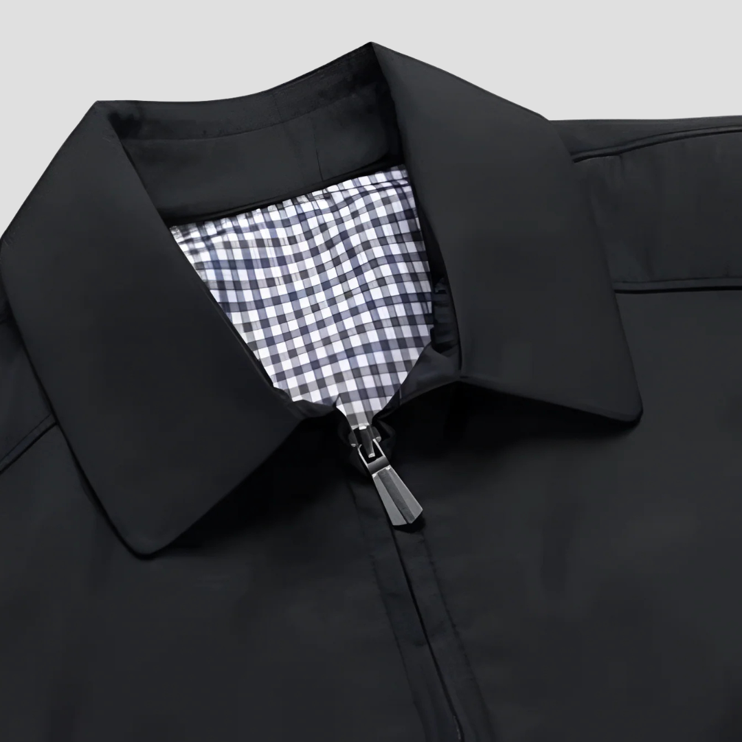 Veste Homme Zippée Imperméable | Col Pointu