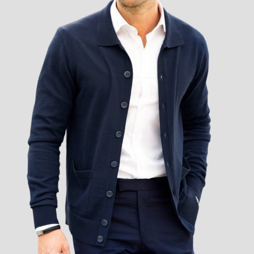 Cardigan Homme Cachemire Boutonné