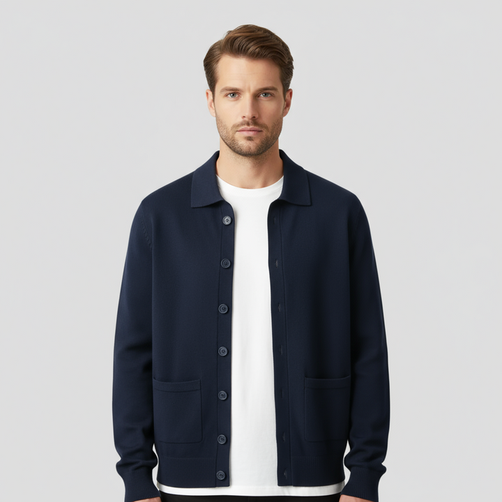 Cardigan Homme Cachemire Boutonné