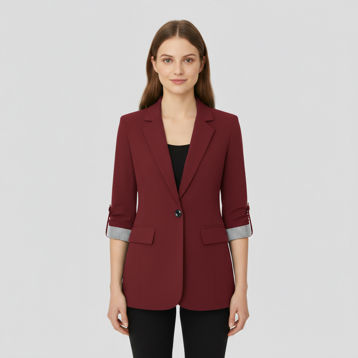 Blazer Femme Laine Col Revers
