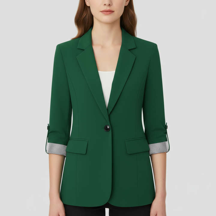 Blazer Femme Laine Col Revers