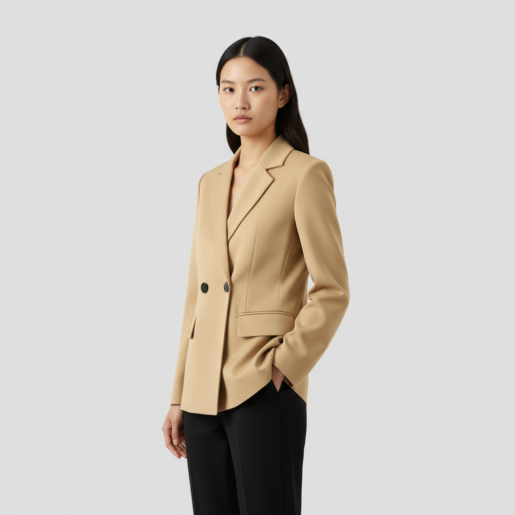 Blazer Femme Cintré | Col à Revers