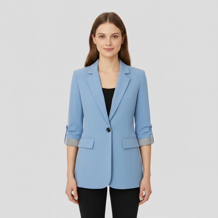 Blazer Femme Laine Col Revers