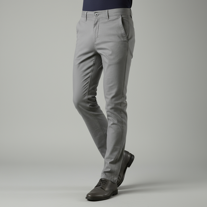 Pantalon Chino Homme Coupe Ajustée