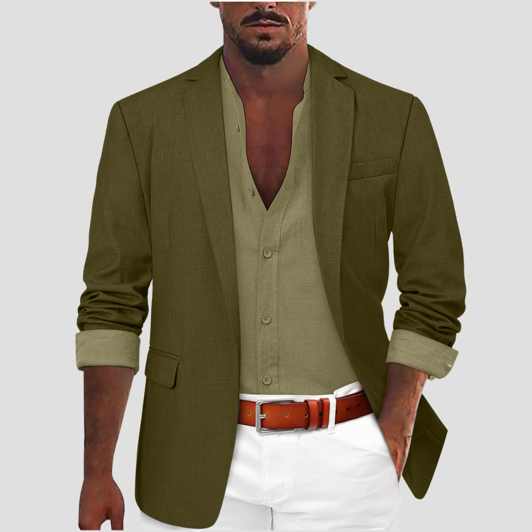 Blazer Homme Coupe Slim Léger