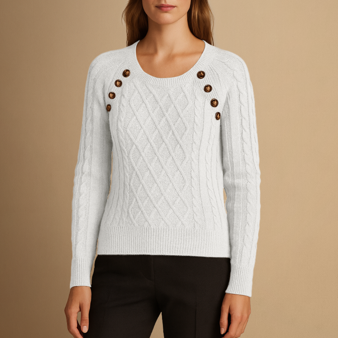 Pull Femme Maille Torsadée | Col Rond