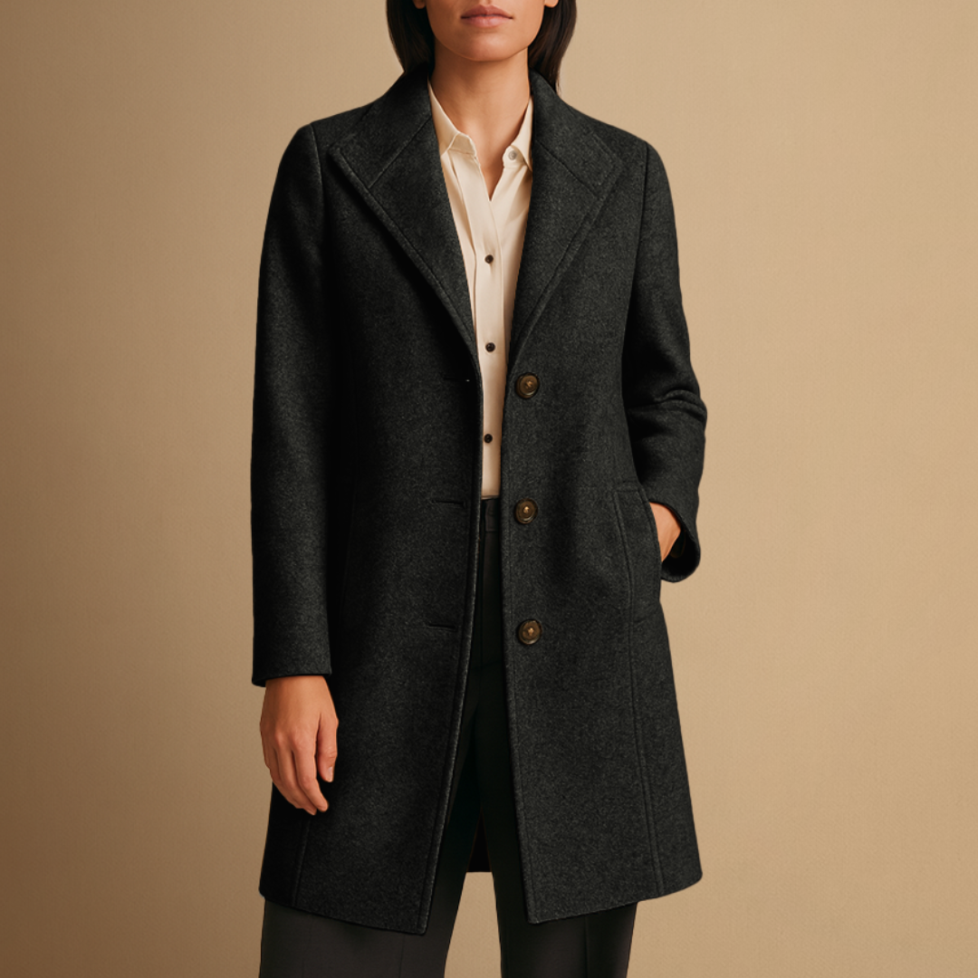 Manteau Femme Tweed Mi-Long