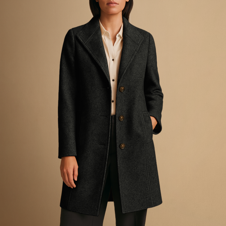 Manteau Femme Tweed Mi-Long