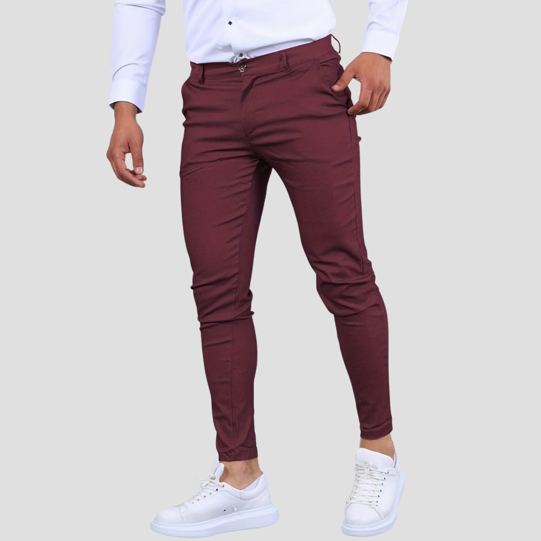 Pantalon Homme Slim Coton