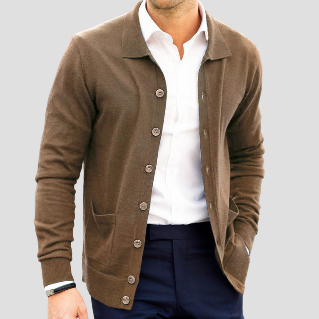 Cardigan Homme Cachemire Boutonné