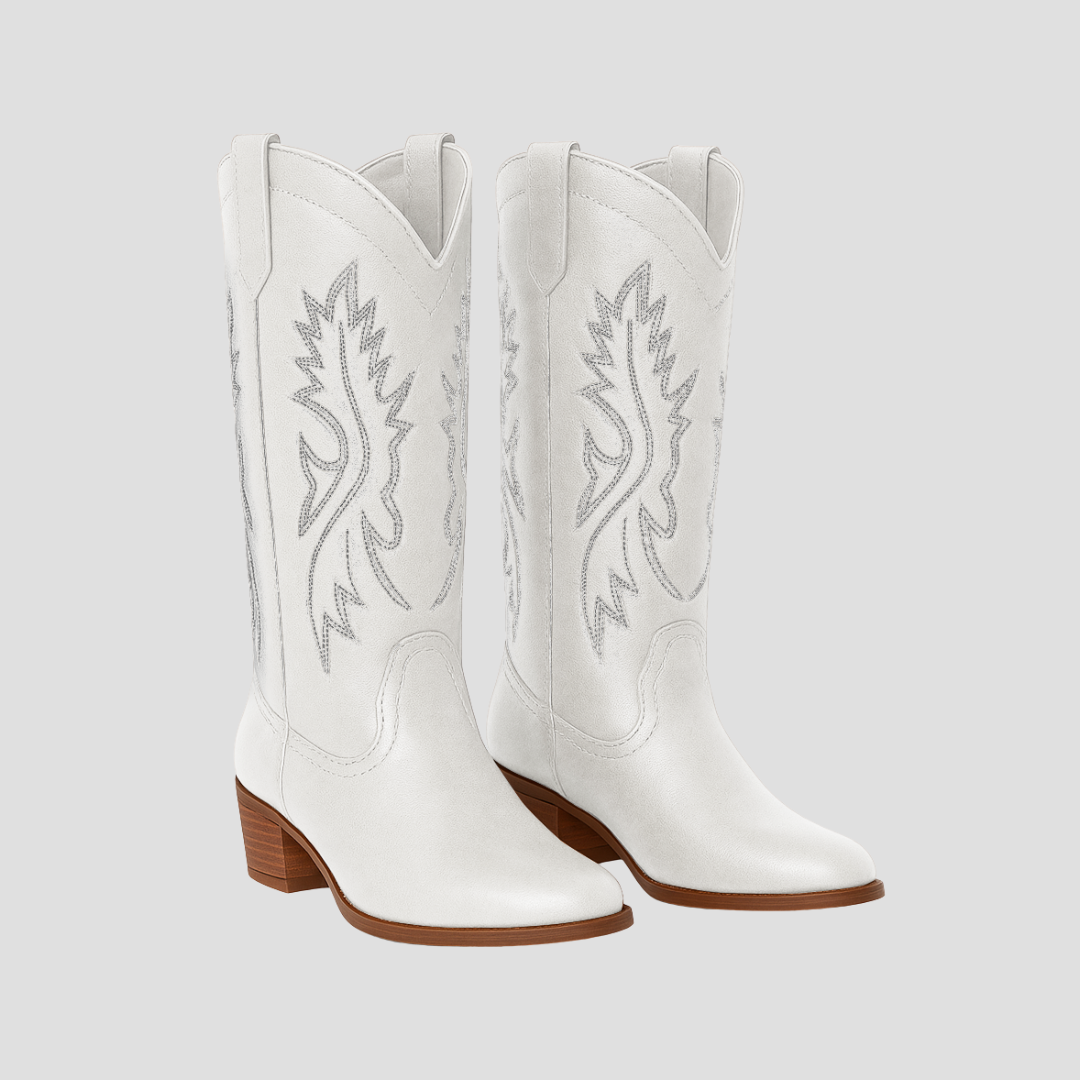Bottes cowboy femme similicuir