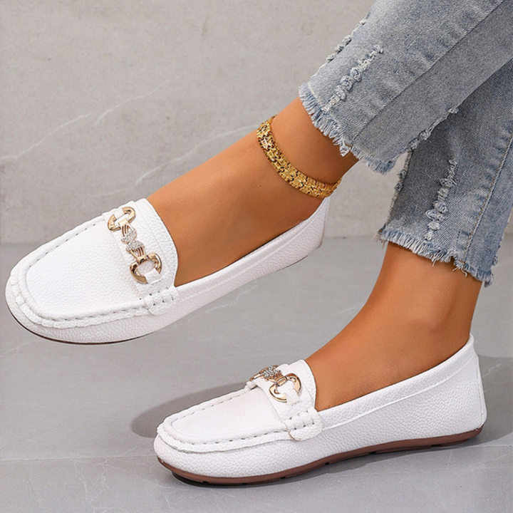 Mocassins femme à mors similicuir