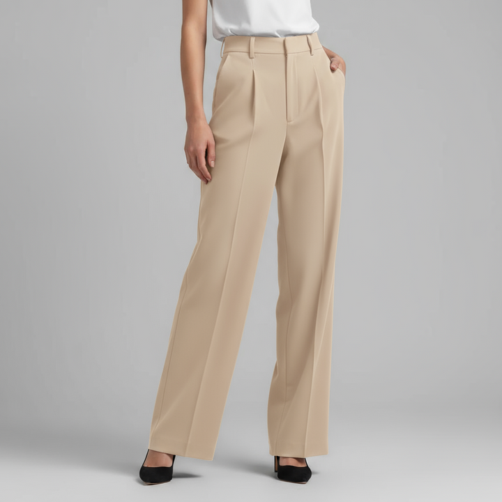 Pantalon Femme Taille Haute | Jambes Droites