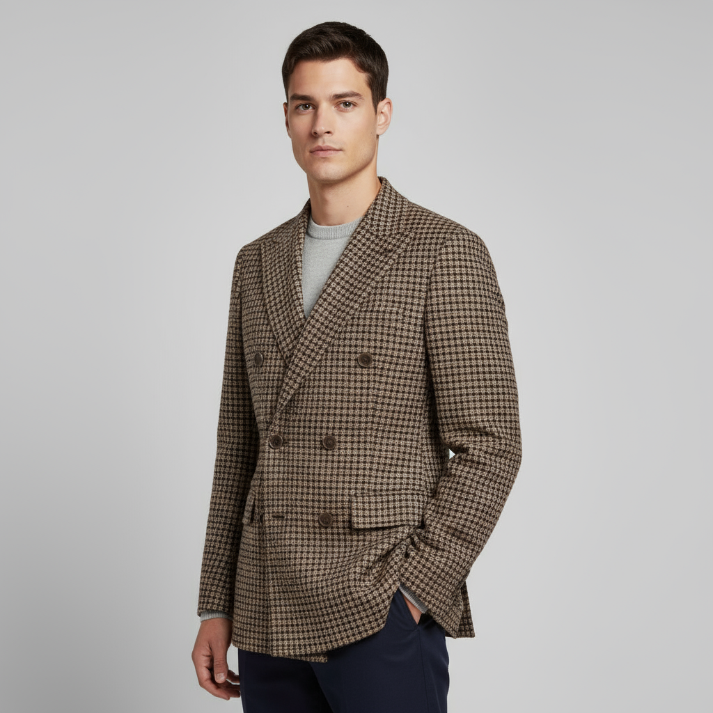Blazer Homme Double Boutonnage Slim