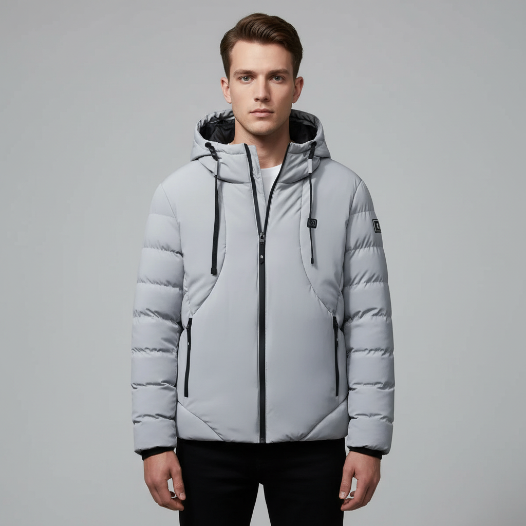 Veste Chauffante Homme à Capuche