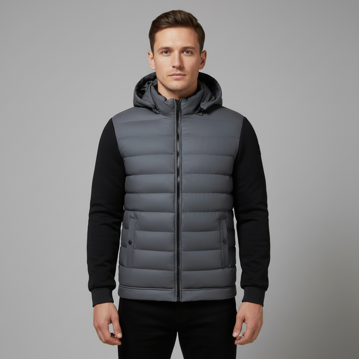 Veste Homme Matelassée à Capuche