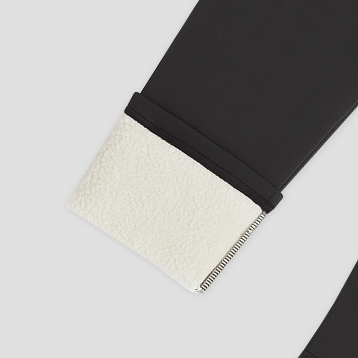 Legging femme polaire taille haute