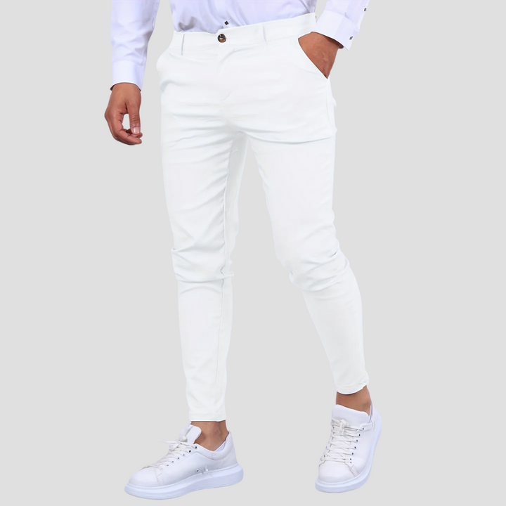 Pantalon Homme Slim Coton