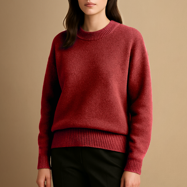 Pull Femme Col Rond Tricoté