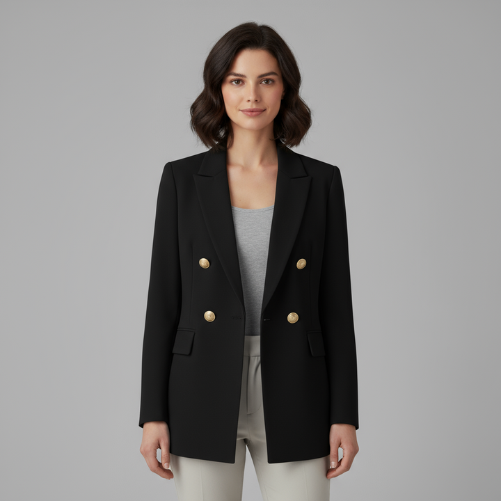 Blazer Femme Double Boutonnage