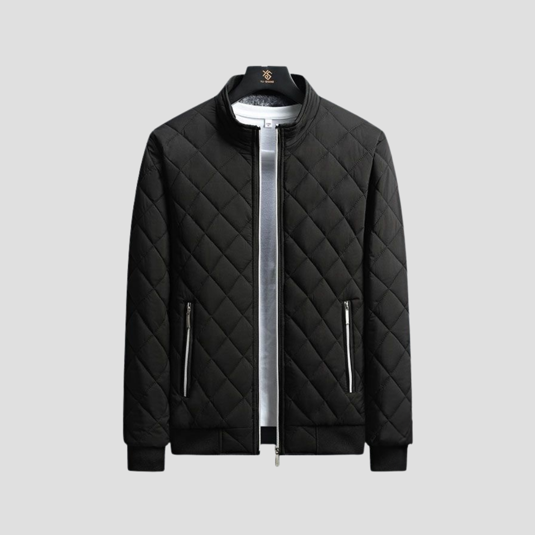 Veste Homme Matelassée en Polaire Zippée