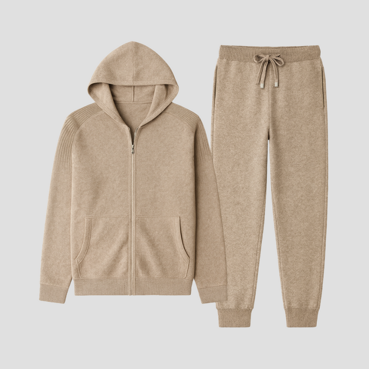 Ensemble Jogging Homme Zippé à Capuche