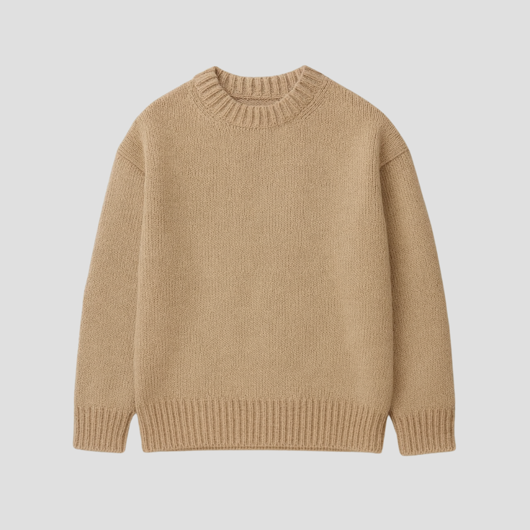 Pull Homme Col Rond Tricoté