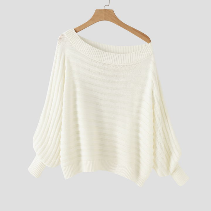 Pull Femme Épaules Dénudées en Maille