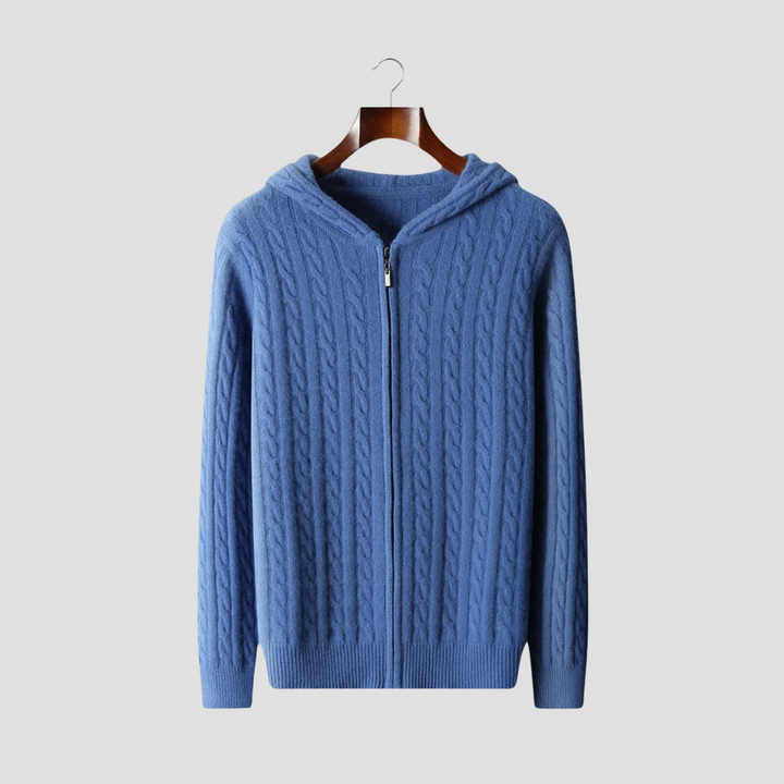 Cardigan Homme Zippé Bicolore