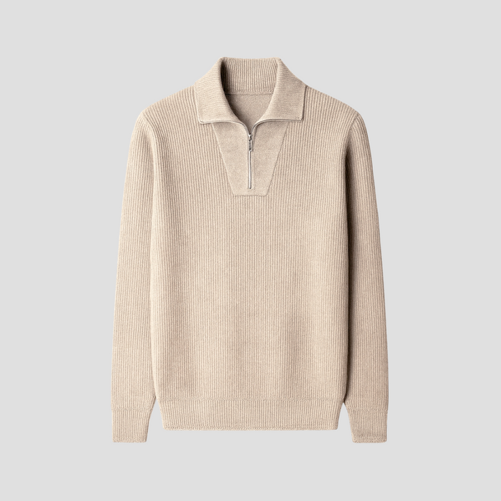 Pull Homme Col Ouvert Maille Fine