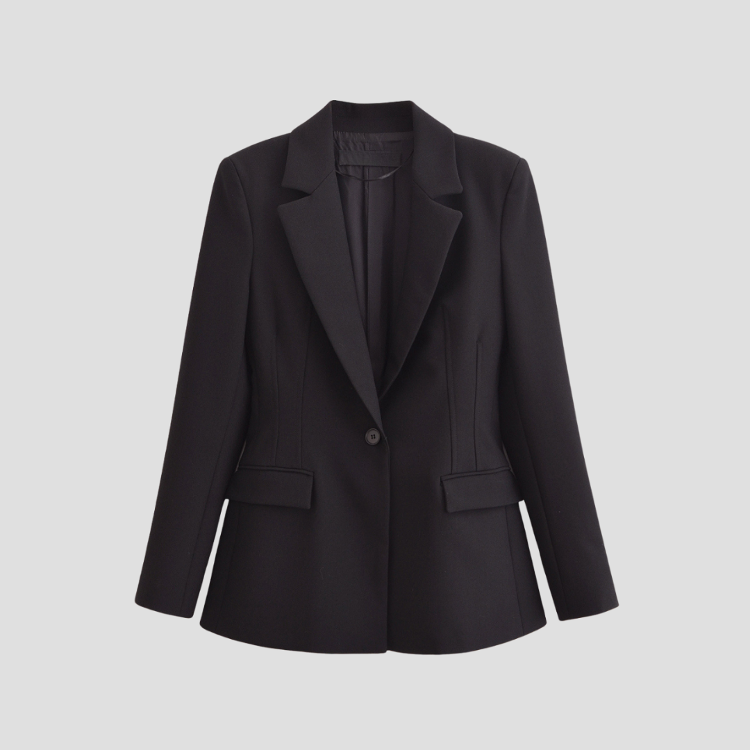 Blazer Femme Col à Revers | Boutonnage Simple