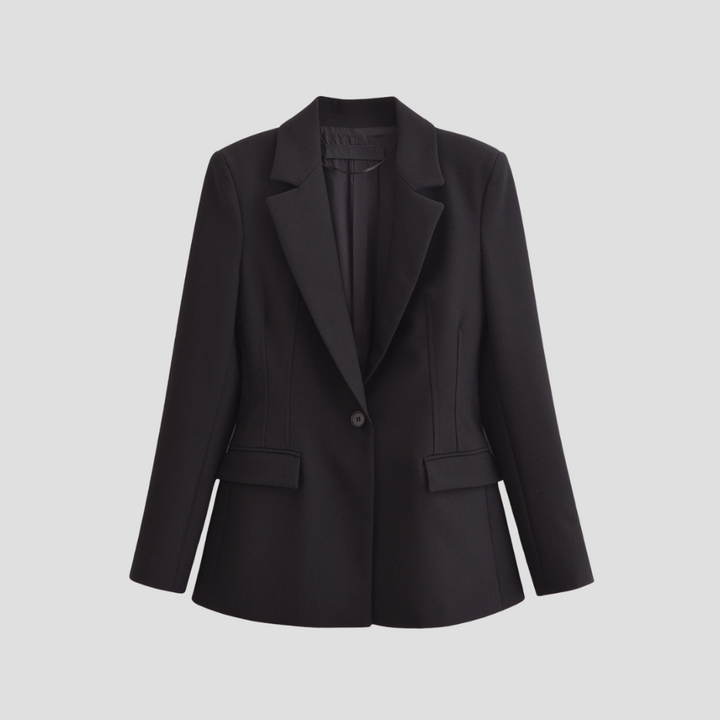 Blazer Femme Col à Revers | Boutonnage Simple