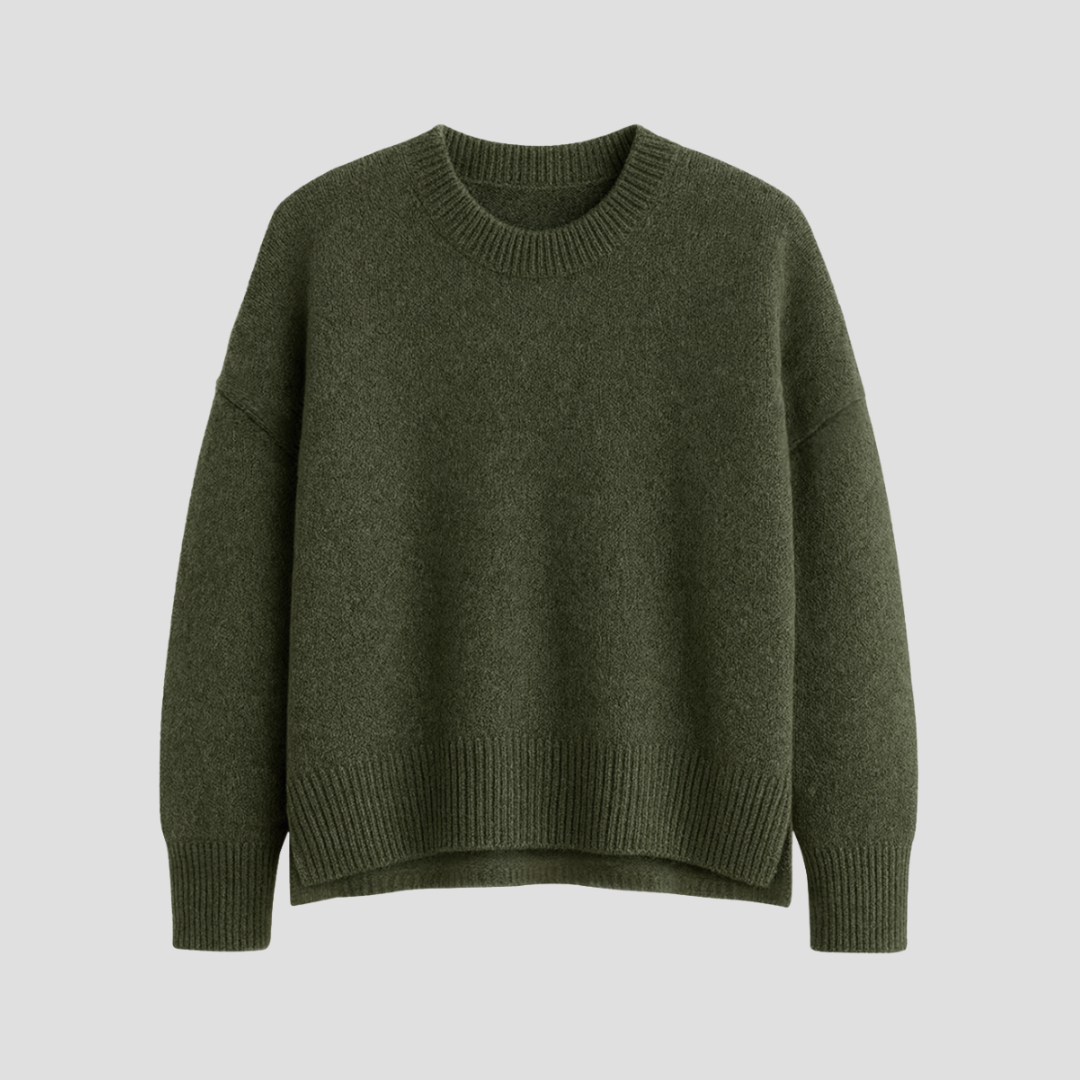 Pull Femme Col Rond Tricoté