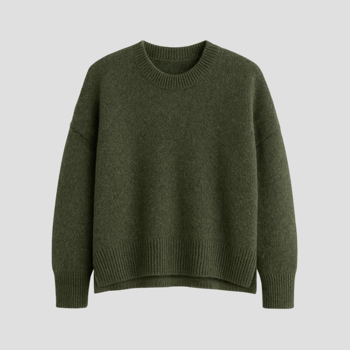 Pull Femme Col Rond Tricoté