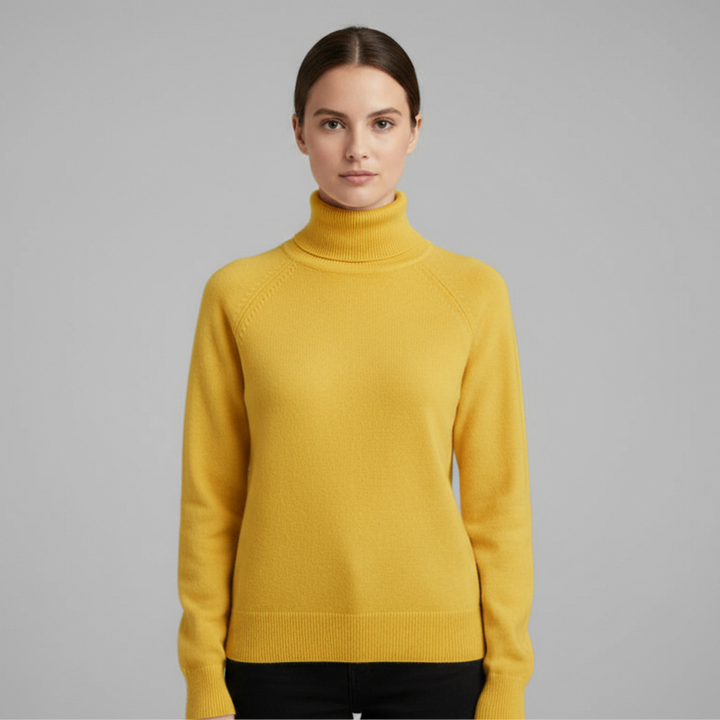Pull Femme Col Roulé Manches Longues