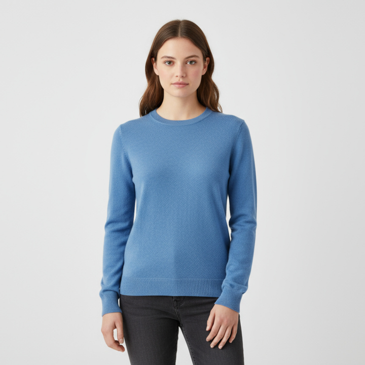 Pull Femme Col Rond Manches Longues