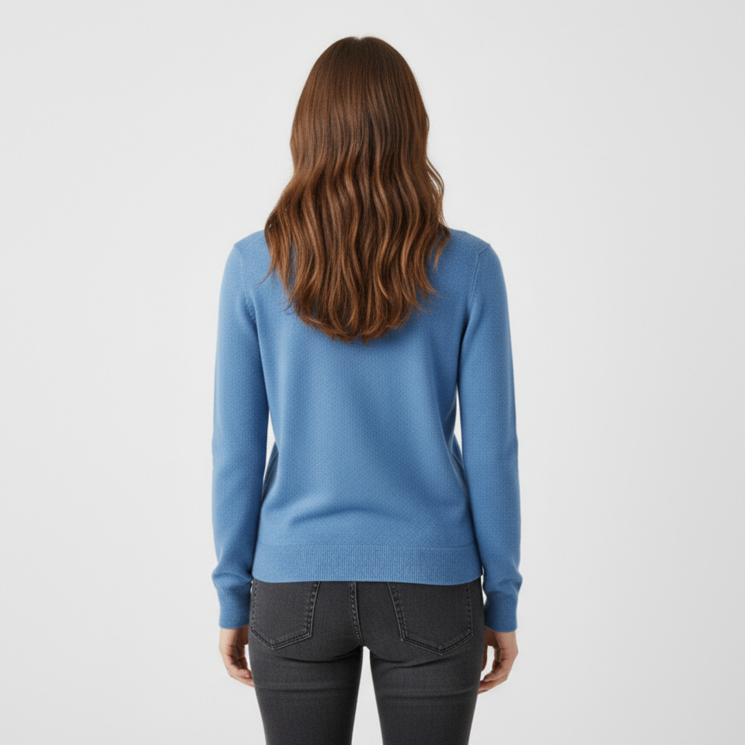 Pull Femme Col Rond Manches Longues