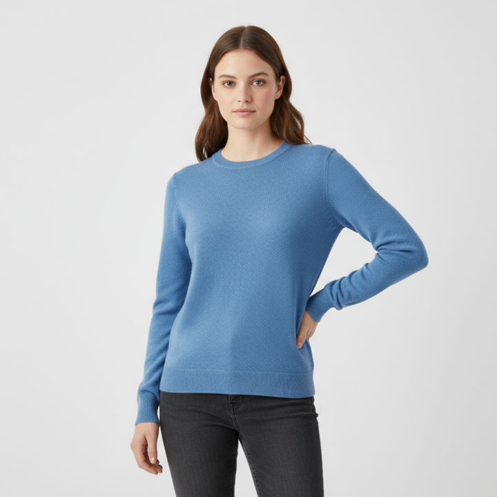 Pull Femme Col Rond Manches Longues