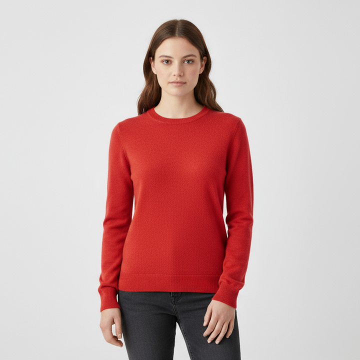 Pull Femme Col Rond Manches Longues