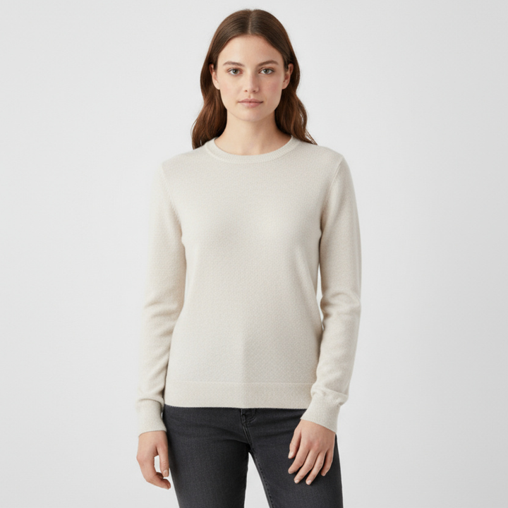 Pull Femme Col Rond Manches Longues