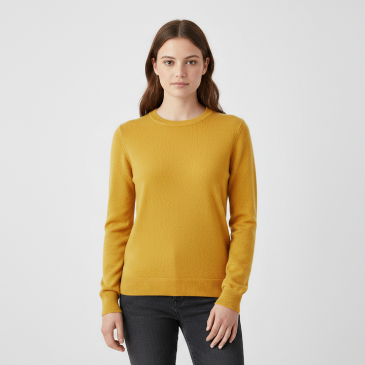 Pull Femme Col Rond Manches Longues