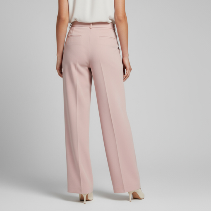 Pantalon Large Femme Taille Haute