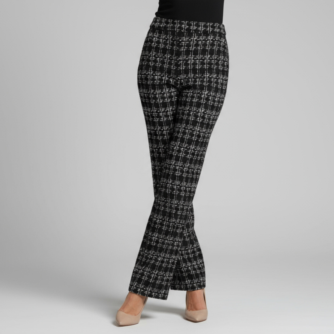 Pantalon Large Femme Imprimé | Taille Haute