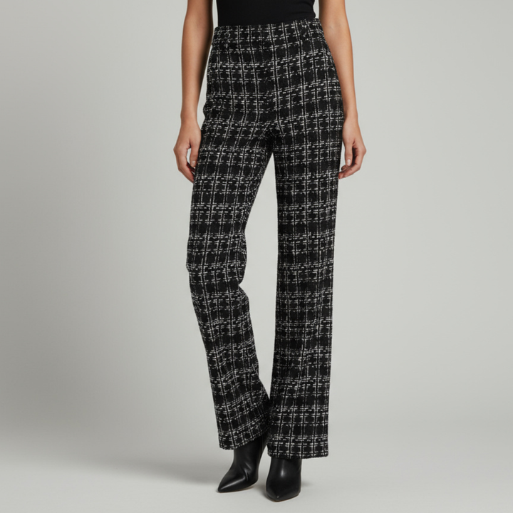 Pantalon Large Femme Imprimé | Taille Haute