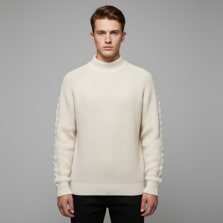 Pull Homme Col Rond en Maille