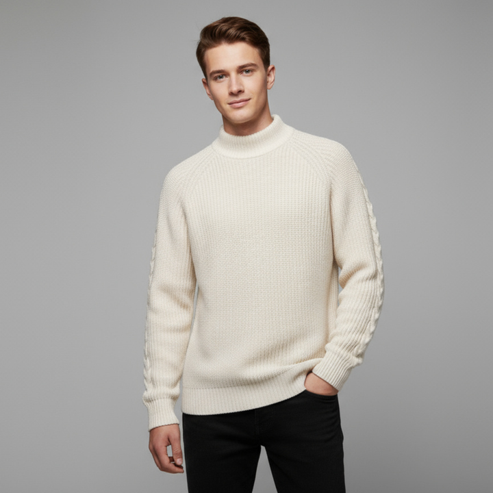 Pull Homme Col Rond en Maille