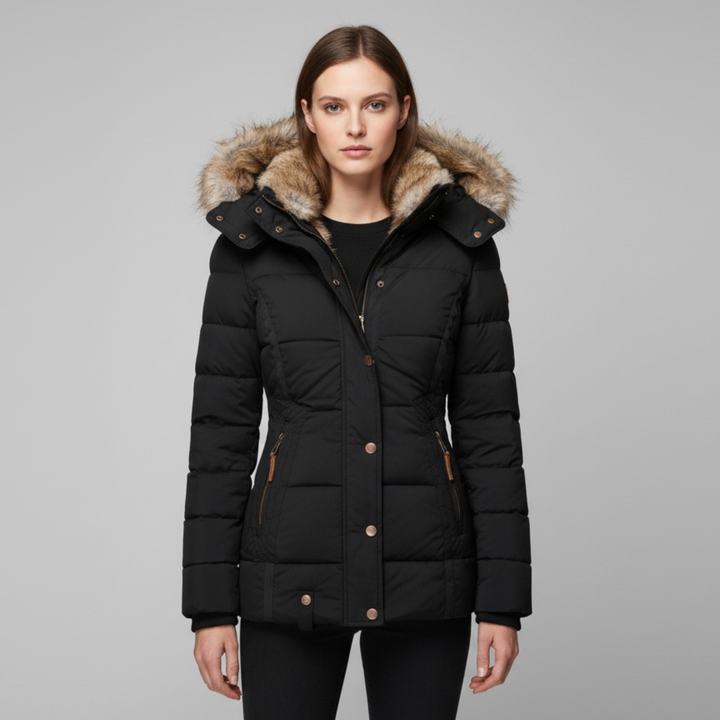 Doudoune Femme Capuche Cintrée