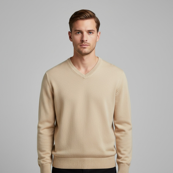 Pull Homme Col V Maille
