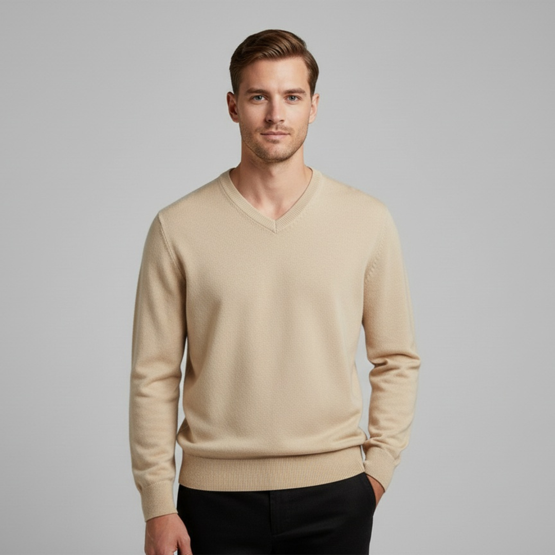 Pull Homme Col V Maille