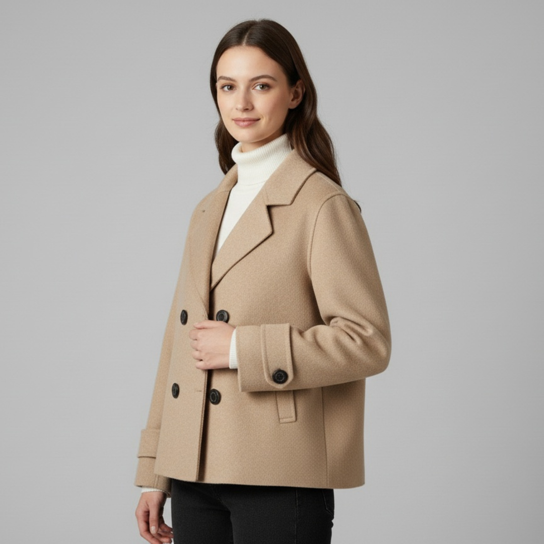 Blazer Femme Double Boutonnage Cintré